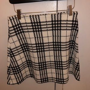 NWT aqua plaid skirt